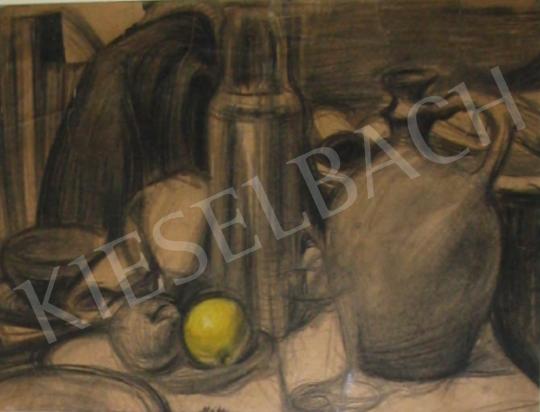  Nádas, József - Lemon in the Pigeonhole painting